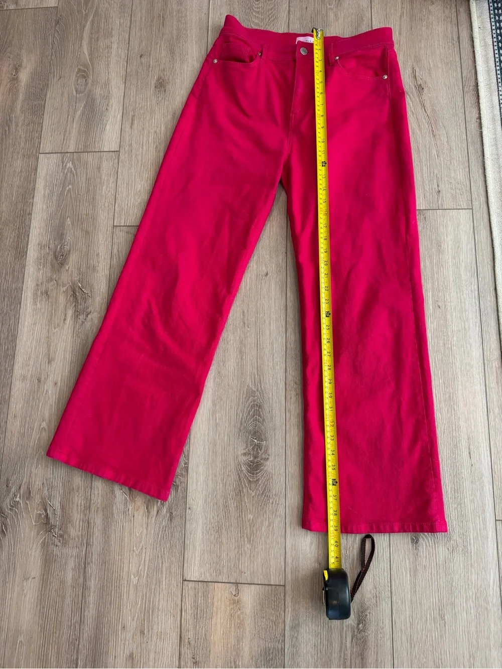 Loft High-Rise wide Leg Jeans in Fuchsia